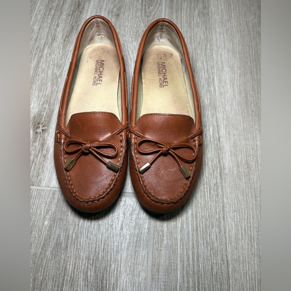 Michael Kors Tan Leather Flats